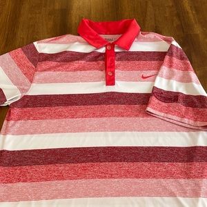 Mens Nike Dri-Fit golf Polo Large.
